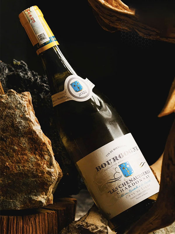 rượu vang trắng cave de lugny bourgogne les chenaudières chardonnay
