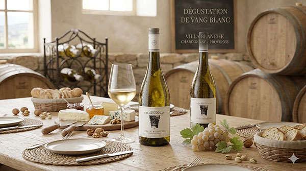 rượu vang úc villa blanche chardonnay