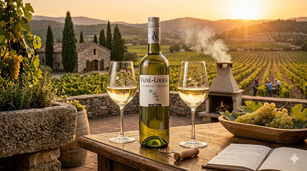 rượu vang vigne-lourac sauvignon - colombard