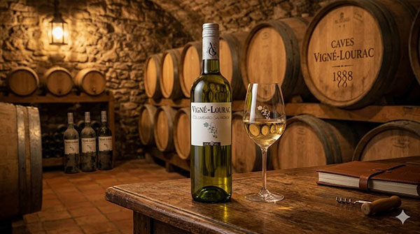 rượu vang vigne-lourac sauvignon - colombard