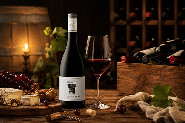 rượu vang villa blanche merlot – calmel & joseph