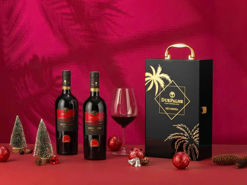 rượu vang ý due palme selvarossa salice salentino riserva