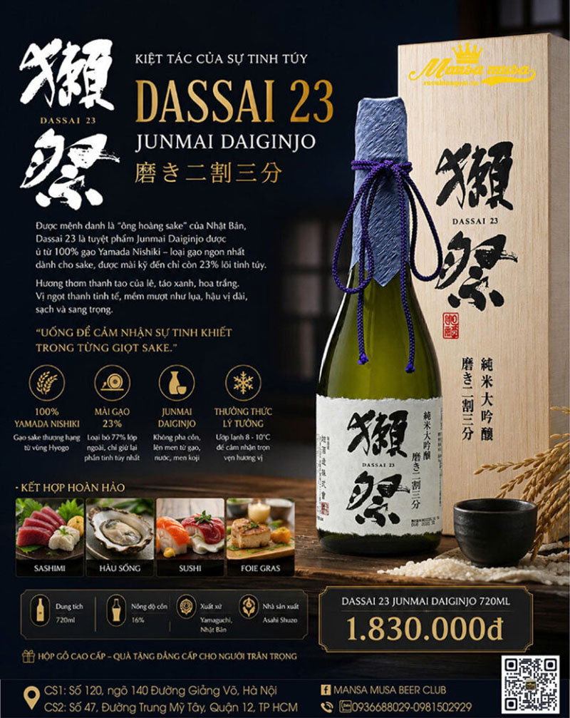 top 12 dòng rượu sake biếu sếp sang trọng và đẳng cấp nhất