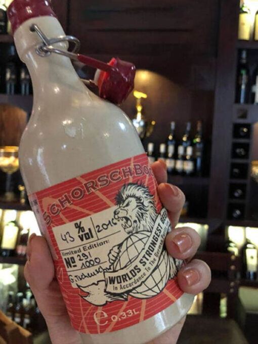 Bia sứ Schorsch Bock 43% chai 330ml
