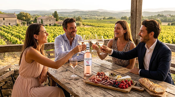 vang pháp vigne lourac syrah rosé