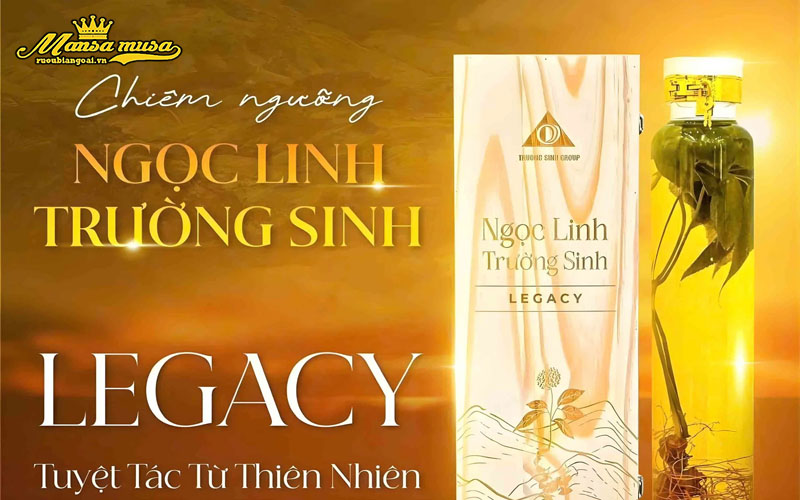 rượu ngọc linh trường sinh legacy 2 lít
