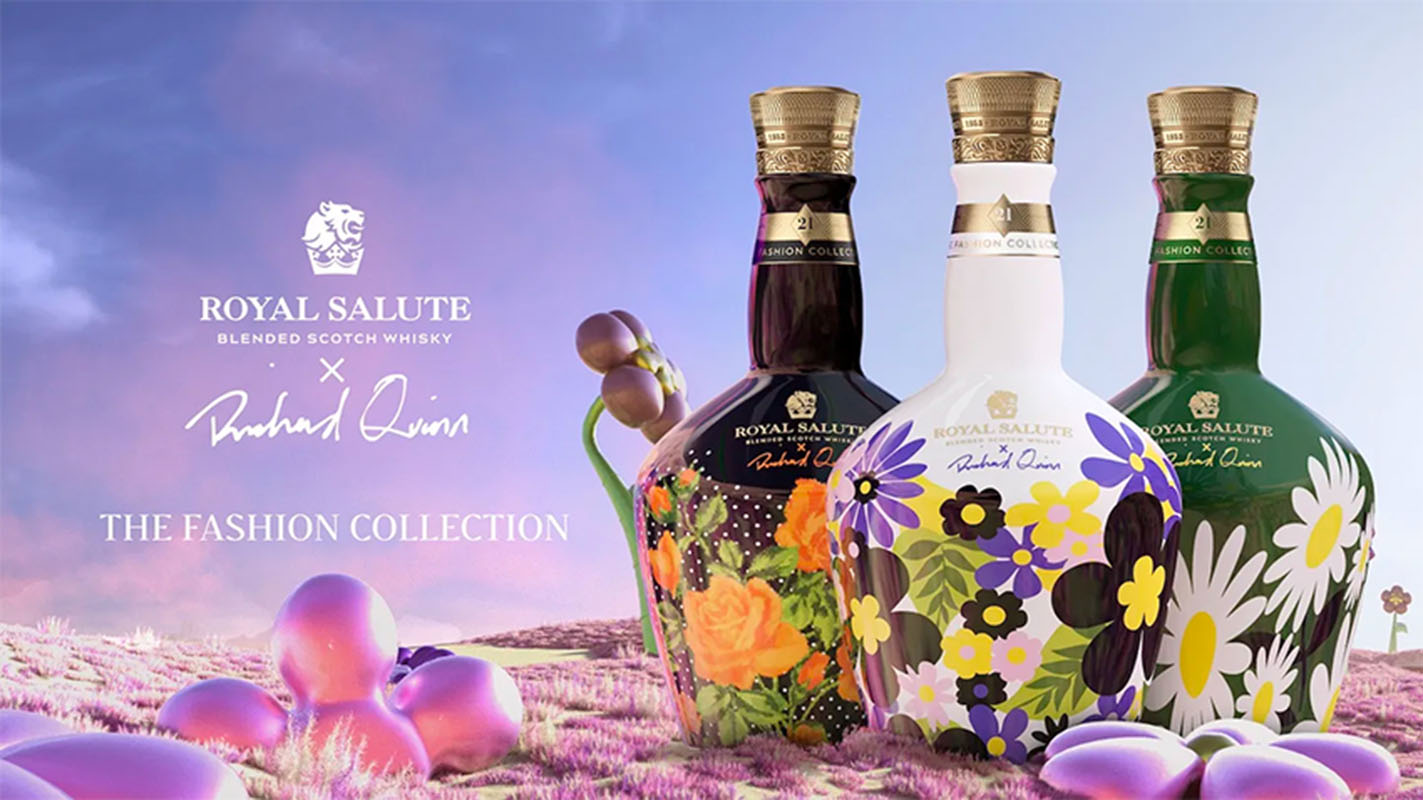 rượu royal salute 21 năm richard quinn floral edition ii