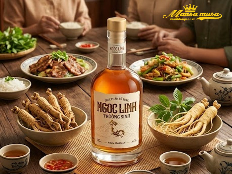 rượu sâm trường linh