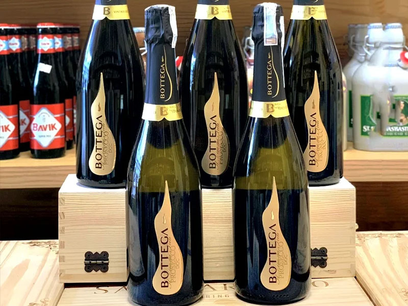 vang nổ bottega prosecco doc