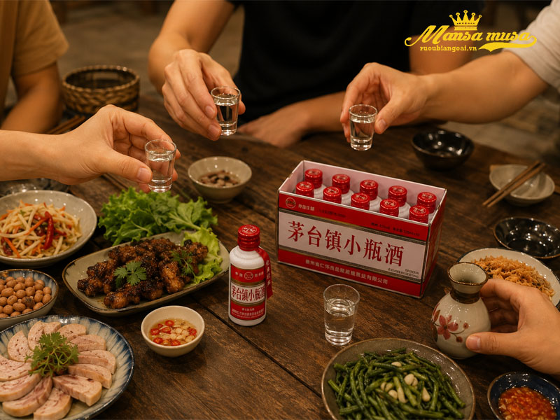 Rượu mao đài quý châu guizhou moutai mini rượu mao đài quý châu guizhou moutai mini